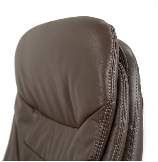 Кресло Валенсия Soft CH MB (Кожа LC-K) коричневый АКЛАС - фото 16