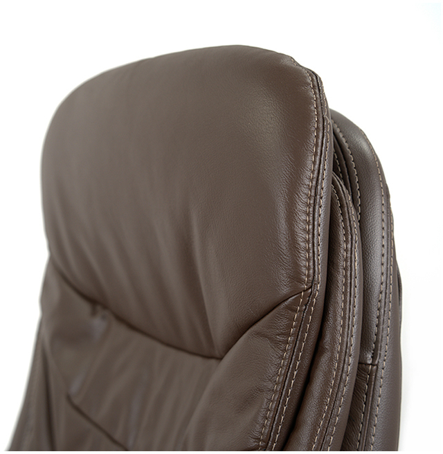 Кресло Валенсия Soft CH MB (Кожа LC-K) коричневый АКЛАС - фото 16