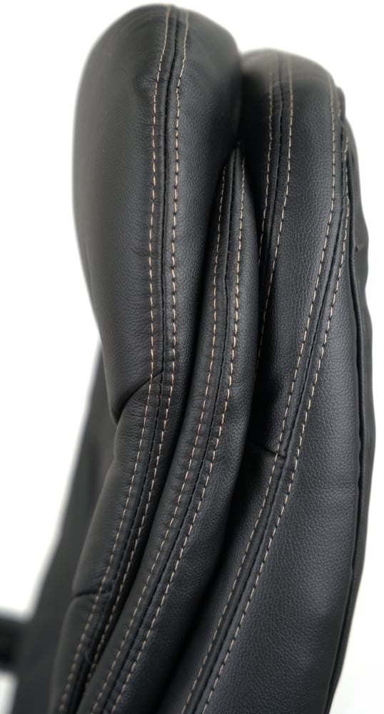 Кресло Валенсия Soft CH MB (Кожа LC-A) черный АКЛАС - фото 12