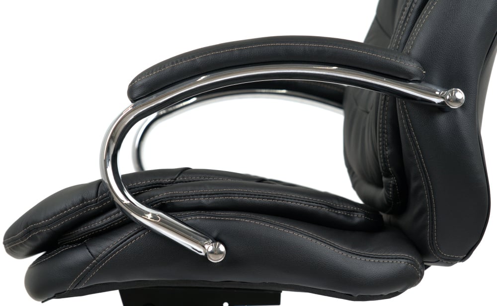 Кресло Валенсия Soft CH MB (Кожа LC-A) черный АКЛАС - фото 14