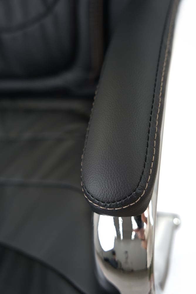 Кресло Валенсия Soft CH MB (Кожа LC-A) черный АКЛАС - фото 16