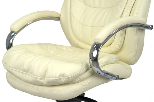 Крісло Валенсія Soft CH MB (Шкіра LC-F) беж. АКЛАС - фото 6