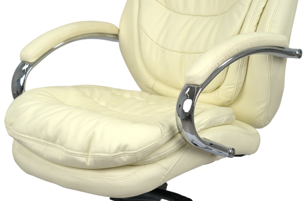 Крісло Валенсія Soft CH MB (Шкіра LC-F) беж. АКЛАС - фото 6