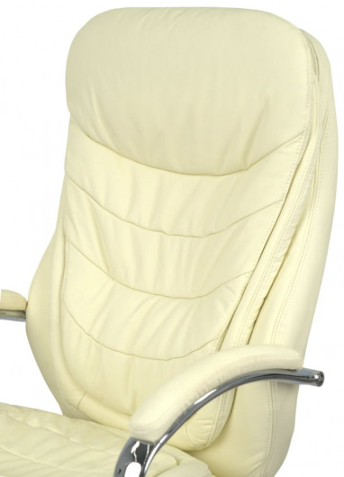 Крісло Валенсія Soft CH MB (Шкіра LC-F) беж. АКЛАС - фото 7