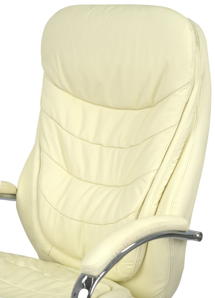 Крісло Валенсія Soft CH MB (Шкіра LC-F) беж. АКЛАС - фото 7