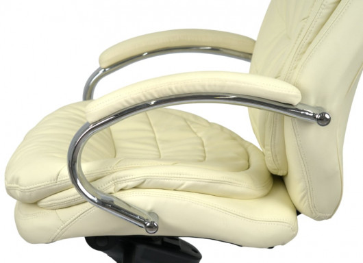 Крісло Валенсія Soft CH MB (Шкіра LC-F) беж. АКЛАС - фото 9