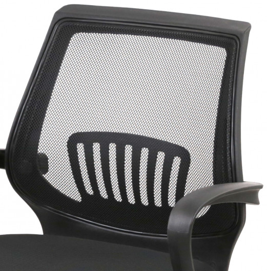 Кресло для персонала Ларк CH PR, черн. АКЛАС - фото 7