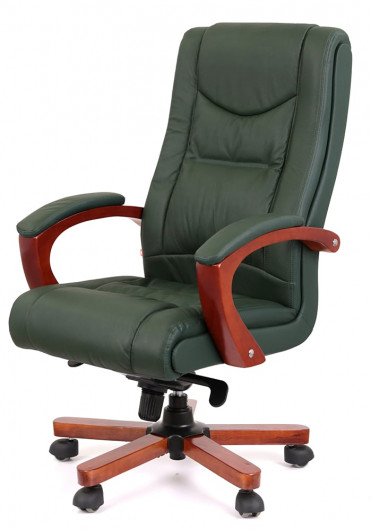 Кресло для руководителя Артур EX MB, зелен. АКЛАС - фото 1