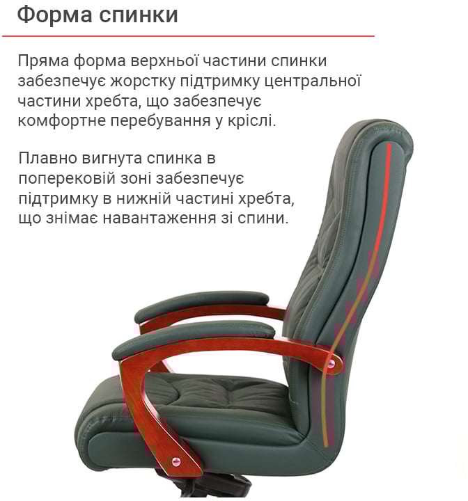 Кресло для руководителя Артур EX MB, зелен. АКЛАС - фото 9