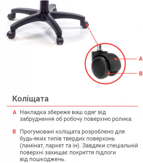 Кресло для руководителя Астон PL TILT, красн. АКЛАС - фото 12