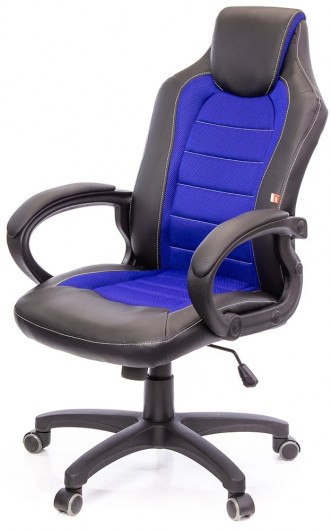 Кресло для руководителя Астон PL TILT, син. АКЛАС - фото 1