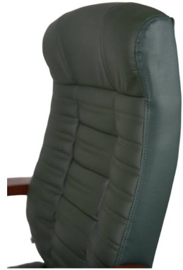Кресло для руководителя Атлант EX MB, (Кожа LC) зелен. АКЛАС - фото 17
