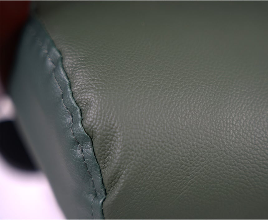 Кресло для руководителя Атлант EX MB, (Кожа LC) зелен. АКЛАС - фото 23