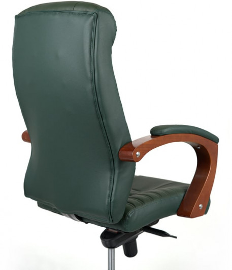 Кресло для руководителя Атлант EX MB, (Кожа LC) зелен. АКЛАС - фото 28
