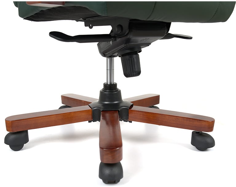 Кресло для руководителя Атлант EX MB, (Кожа LC) зелен. АКЛАС - фото 31