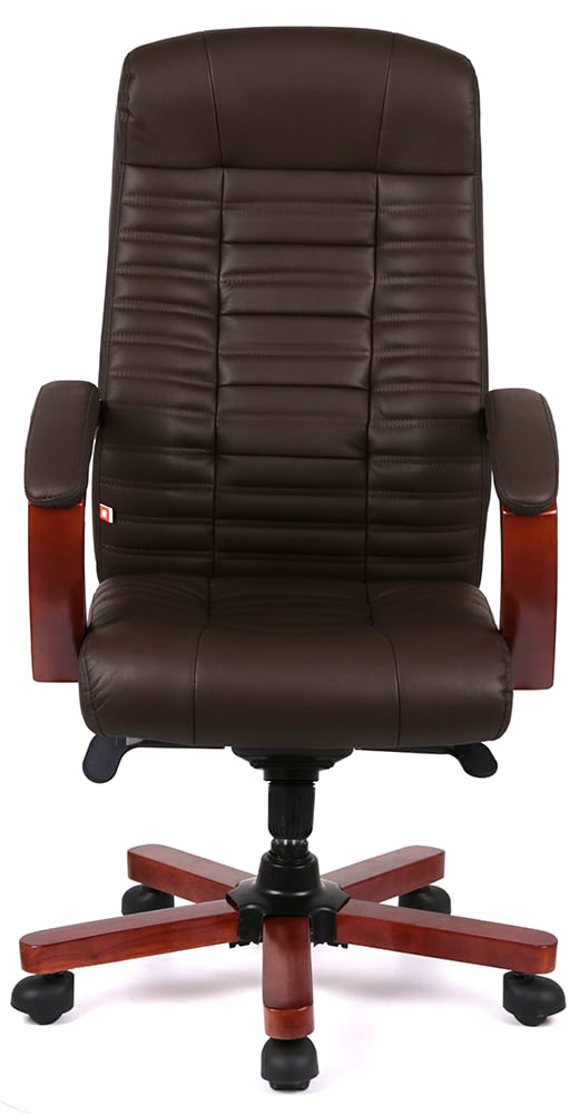 Крісло Атлант EX MB, (Шкіра LC) коричн. АКЛАС - фото 1