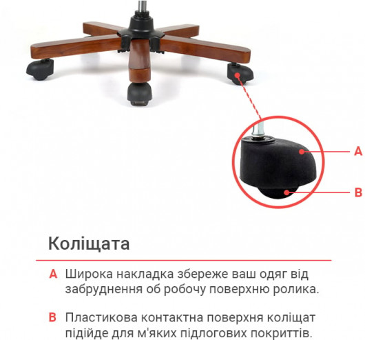 Крісло Атлант EX MB, (Шкіра LC) коричн. АКЛАС - фото 15