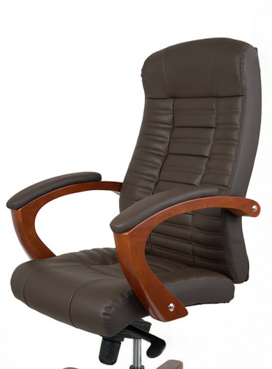 Крісло Атлант EX MB, (Шкіра LC) коричн. АКЛАС - фото 16