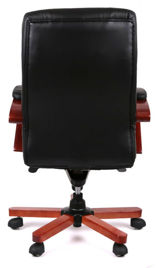 Кресло для руководителя Атлант EX MB, (Кожа LC) черн. АКЛАС - фото 4