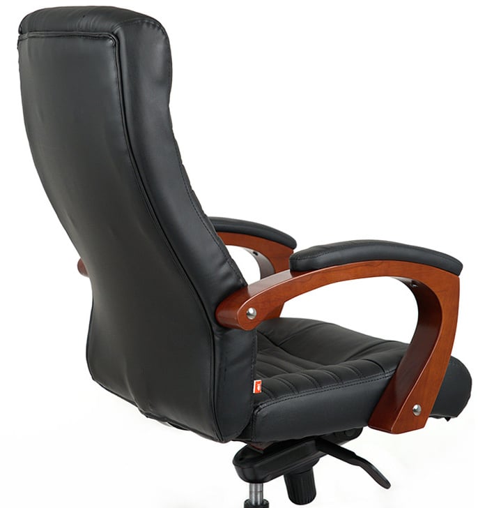 Кресло для руководителя Атлант EX MB, (Кожа LC) черн. АКЛАС - фото 18