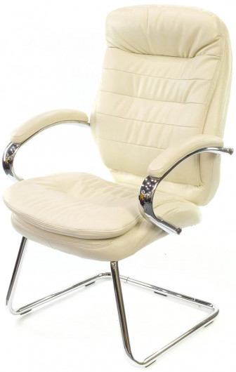 Крісло конференційне Валенсія CH CF (PU-бежевий), беж. АКЛАС - фото 1