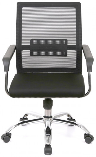 Кресло для персонала Бруно mesh СН TILT, черн. АКЛАС - фото 1