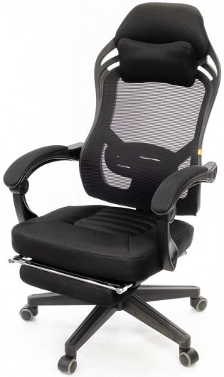 Кресло для персонала Мердок PL RL, черн. АКЛАС - фото 9