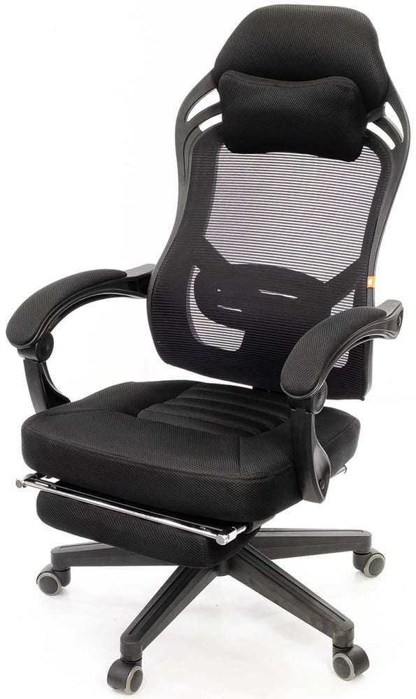 Кресло для персонала Мердок PL RL, черн. АКЛАС - фото 9