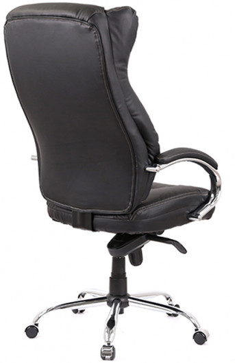 Кресло для руководителя Бадалона CH MB (Кожа LC-A), черн. АКЛАС - фото 4