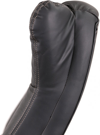 Кресло для руководителя Бадалона CH MB (Кожа LC-A), черн. АКЛАС - фото 17