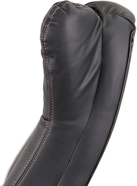 Кресло для руководителя Бадалона CH MB (Кожа LC-A), черн. АКЛАС - фото 17