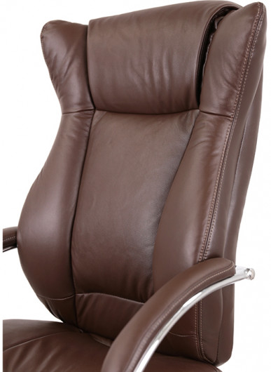 Крісло для керівника Бадалона CH MB (Шкіра LC-K), коричн. АКЛАС - фото 7