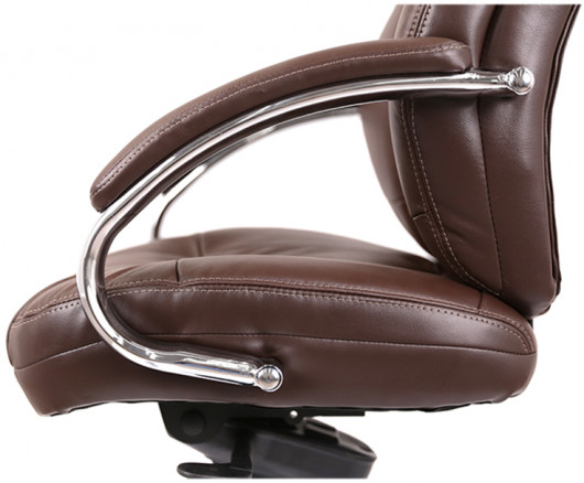 Крісло для керівника Бадалона CH MB (Шкіра LC-K), коричн. АКЛАС - фото 10
