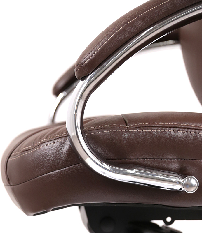 Крісло для керівника Бадалона CH MB (Шкіра LC-K), коричн. АКЛАС - фото 11