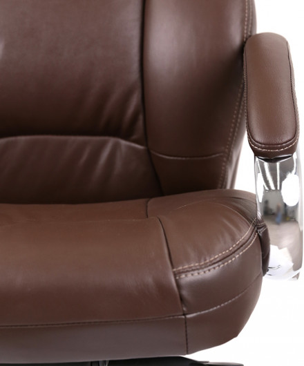 Крісло для керівника Бадалона CH MB (Шкіра LC-K), коричн. АКЛАС - фото 14