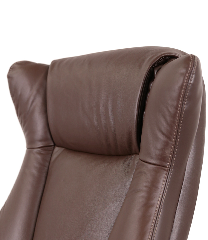 Крісло для керівника Бадалона CH MB (Шкіра LC-K), коричн. АКЛАС - фото 15
