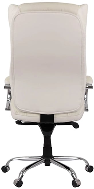 Крісло для керівника Бадалона CH MB (Шкіра Lux LC-W), біл. АКЛАС - фото 2