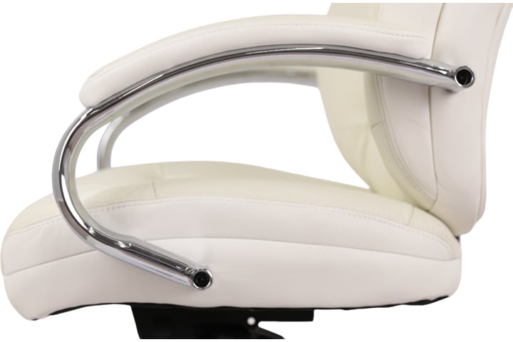 Крісло для керівника Бадалона CH MB (Шкіра Lux LC-W), біл. АКЛАС - фото 12