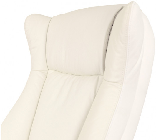 Крісло для керівника Бадалона CH MB (Шкіра Lux LC-W), біл. АКЛАС - фото 17