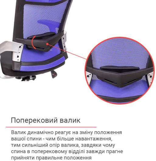 Крісло Прима PL HR ANF, син. АКЛАС - фото 7