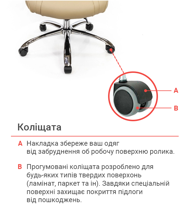 Кресло для руководителя Сетиф CH ANF, беж. АКЛАС - фото 13