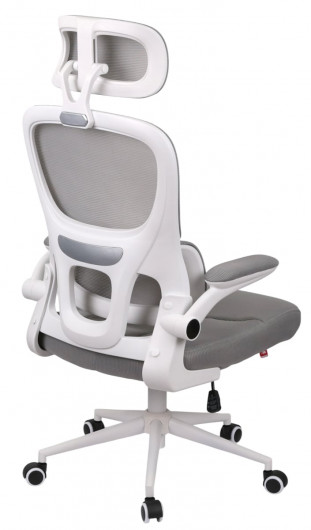 Крісло Терамо WT TILT 7860W (Mesh 09) сірий АКЛАС - фото 4