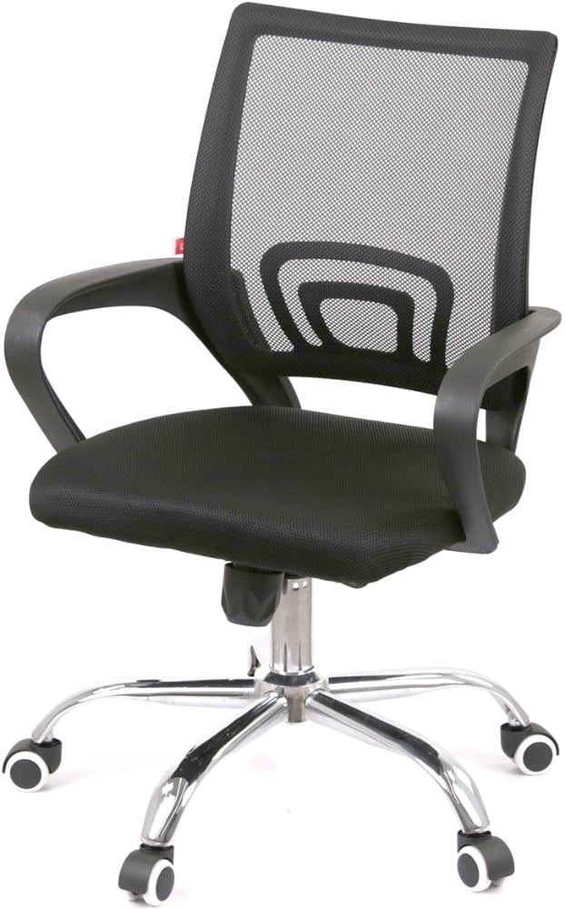 Кресло для персонала Тито 6108B CH TILT, черн. АКЛАС - фото 1