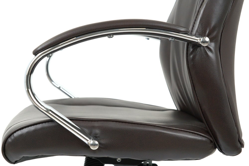 Кресло для руководителя Дрим CH ANF, темно-корич. АКЛАС - фото 8