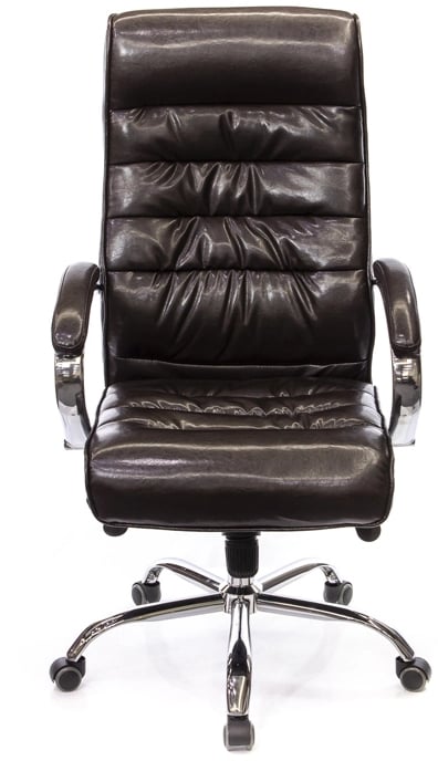 Кресло для руководителя Камиль CH MB, кожа, темно-корич. АКЛАС - фото 2