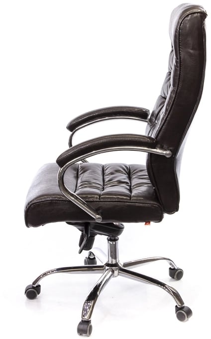 Кресло для руководителя Камиль CH MB, кожа, темно-корич. АКЛАС - фото 3