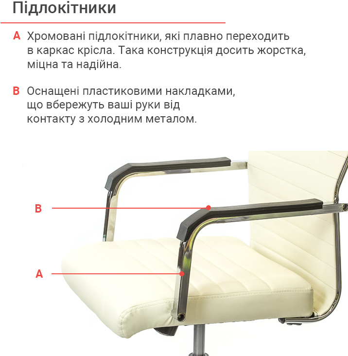 Крісло для персоналу Кап FX СН TILT, біл. АКЛАС - фото 6