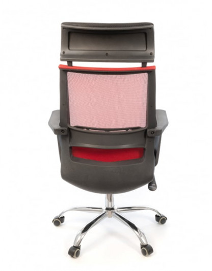 Крісло для персоналу Крокус CH TILT, черв. АКЛАС - фото 4