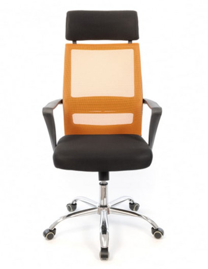Кресло для персонала Крокус CH TILT, оранж. АКЛАС - фото 1