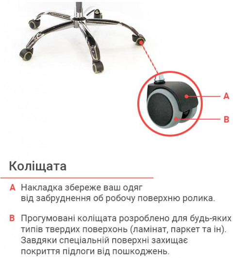 Кресло для персонала Крокус CH TILT, черн. АКЛАС - фото 11